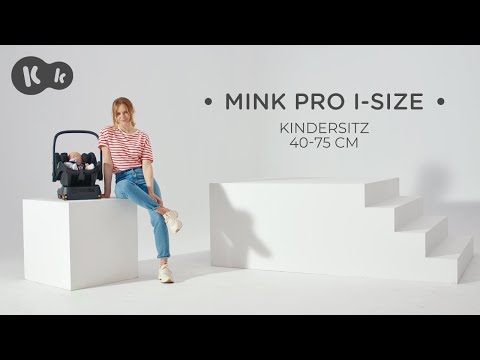 Kinderautositz mit Basisstation MINK PRO i-Size + MINK FX grau