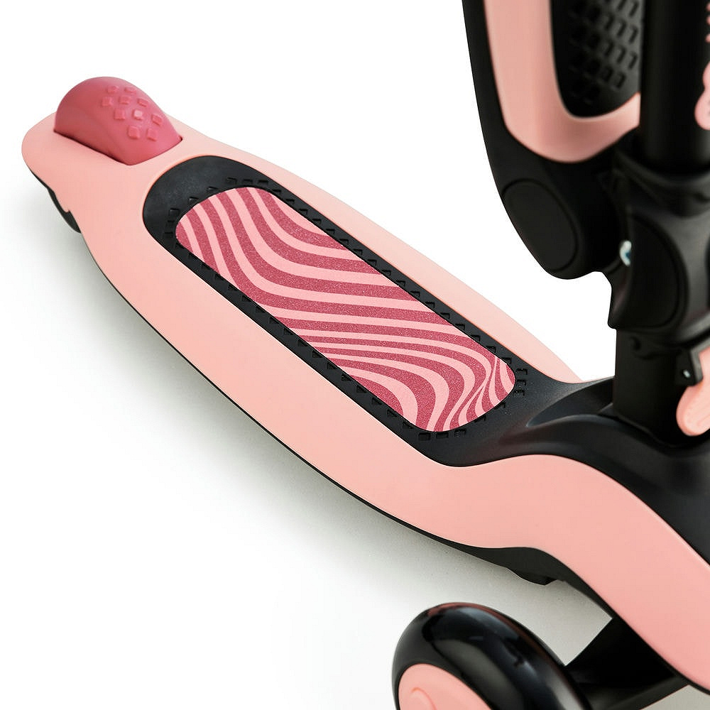 Laufrad und Dreirad-Roller HALLEY rosa