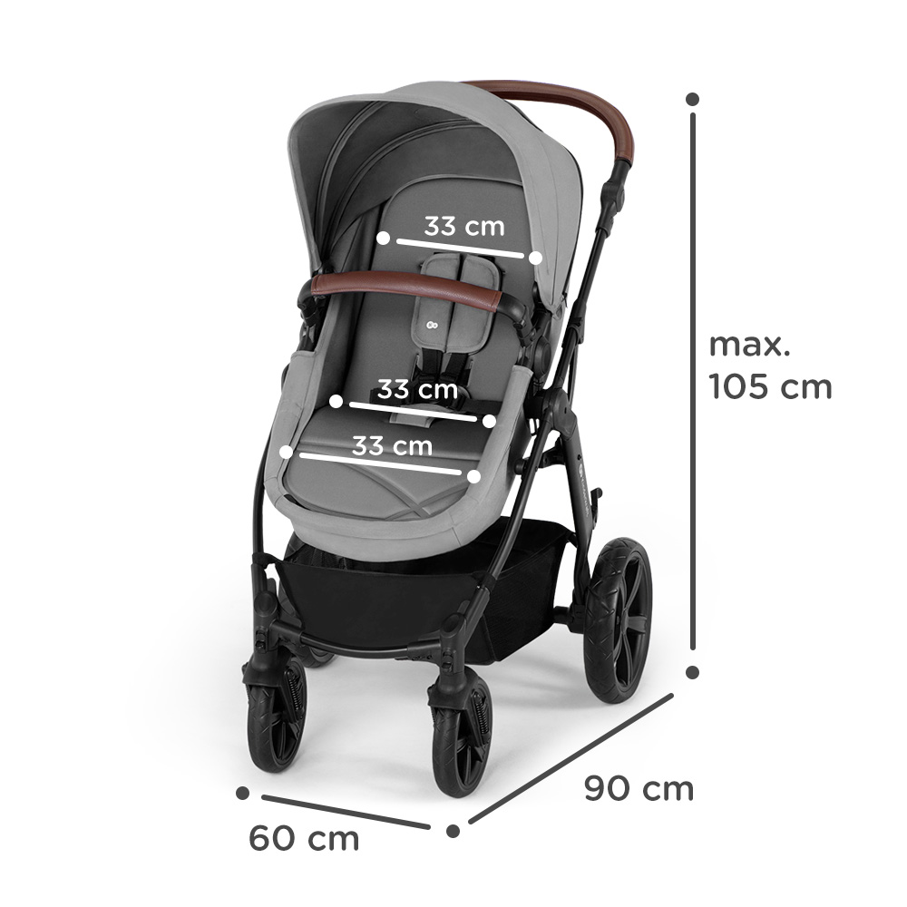 Kinderkraft MOOV CT 3in1 (Sportwagen + Tragetasche+ Auto Sitz Mink +  Adapter) 2022/2023 [id36827] - €269 : Dino Baby Shop, Kinderwagen -  Autositze - Babymöbel