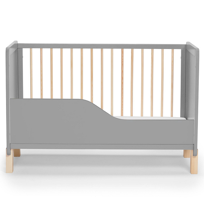 Kinderbett mit Matratze NICO Grau