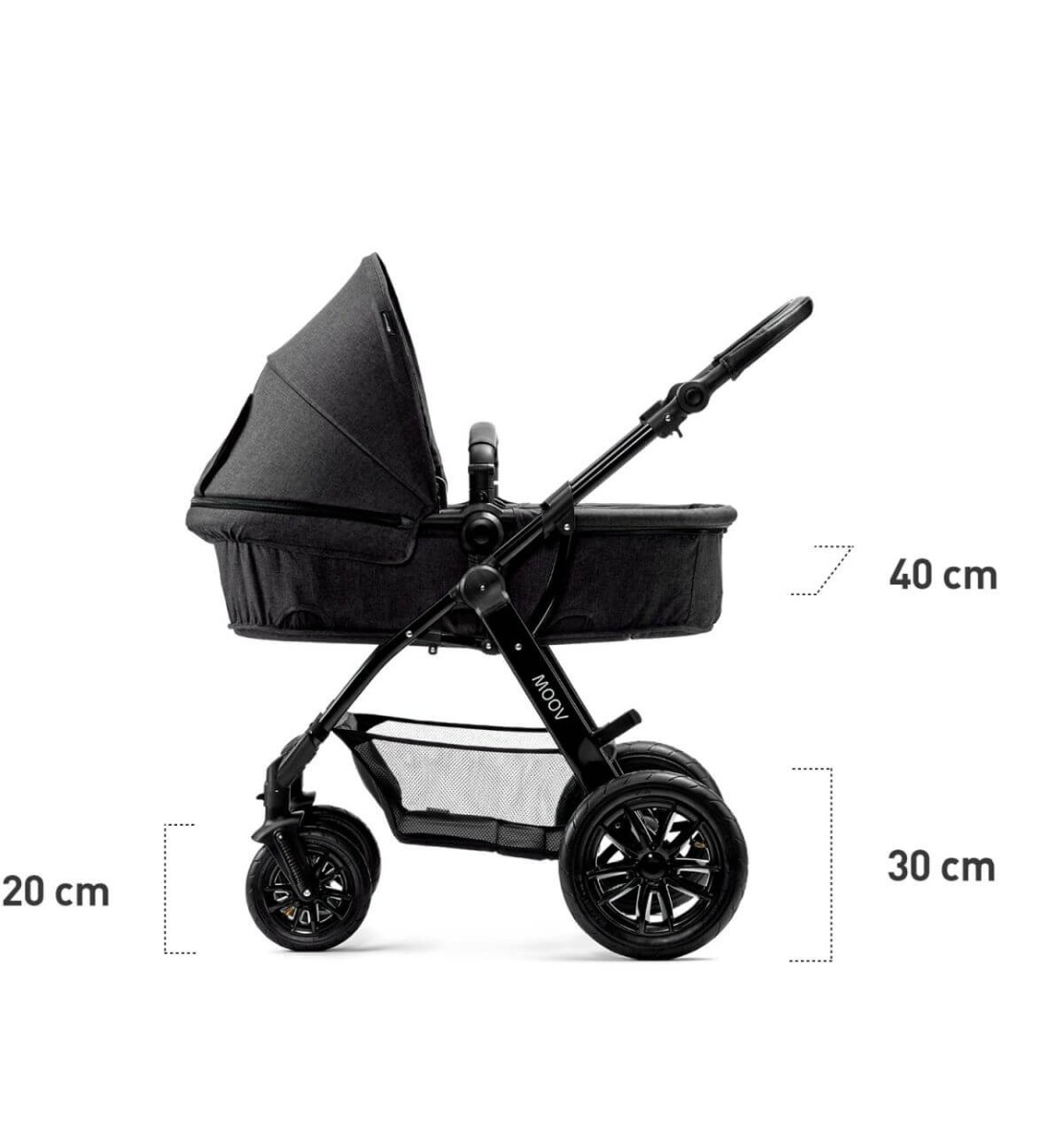 Kinderkraft Moov Kinderwagen Kombi 3in1 Buggy Babyschale Sport Wanne Shopper 